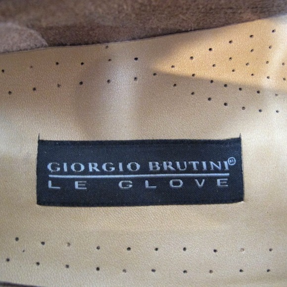 Giorgio‎ Brutini Le Glove Brown Leather Woven Tassel Loafers Men's Size 12D - Picture 8 of 11